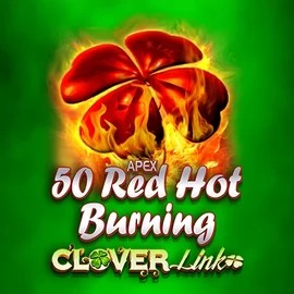 50 Red Hot Burning Clover Links game by Novomatic – logo hosted on Fgfox Casino