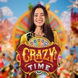 Crazy Time logo – Live Casino by Evolution at Fgfox Casino