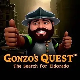 Logo of Gonzo's Quest from NetEnt at Fgfox Casino