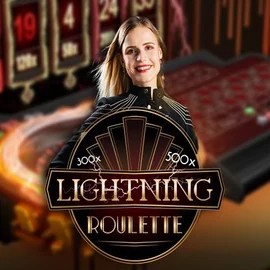 Lightning Roulette slot icon by Evolution, available at Fgfox Casino