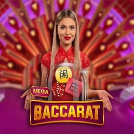 Mega Baccarat logo by Pragmatic Play Fgfox Casino