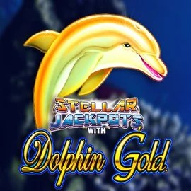 Dolphin Gold with Stellar Jackpots slot visual from Lightning Box Game available on fg-foxs.nl