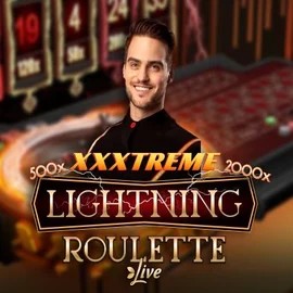 Official Live Casino logo: XXXtreme Lightning Roulette by Evolution at Fgfox Casino